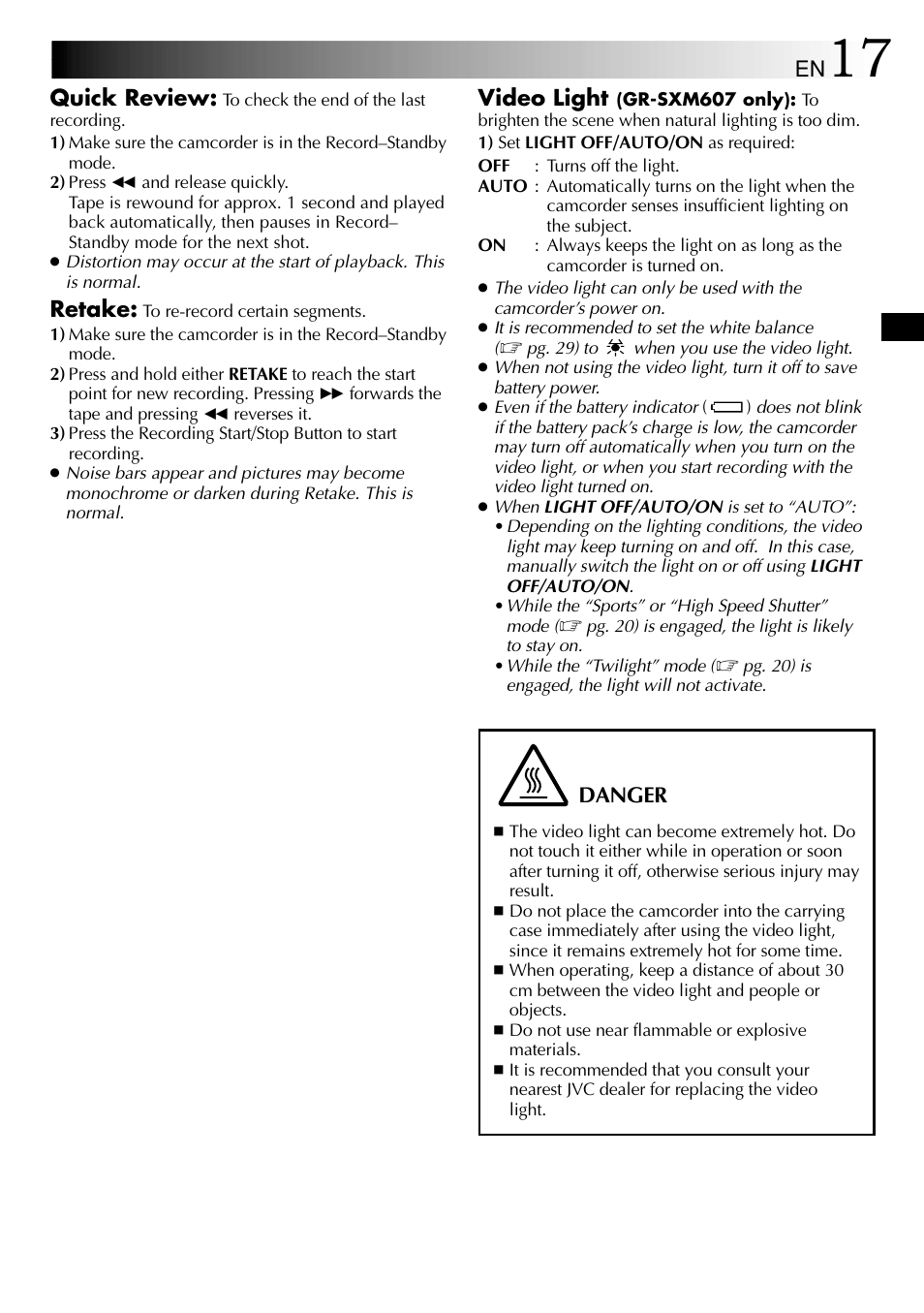 JVC 1000MKV*UN*VP User Manual | Page 17 / 55