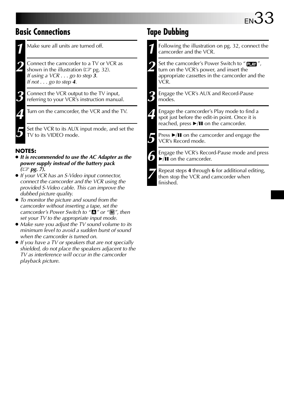 JVC 1000MKV*UN*VP User Manual | Page 33 / 55