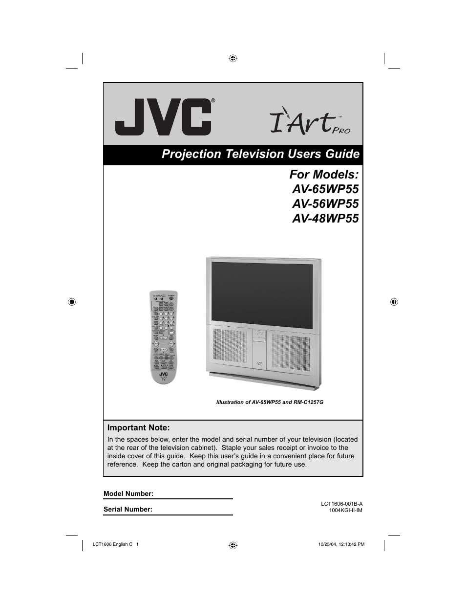 JVC LCT1606-001B-A User Manual | 72 pages