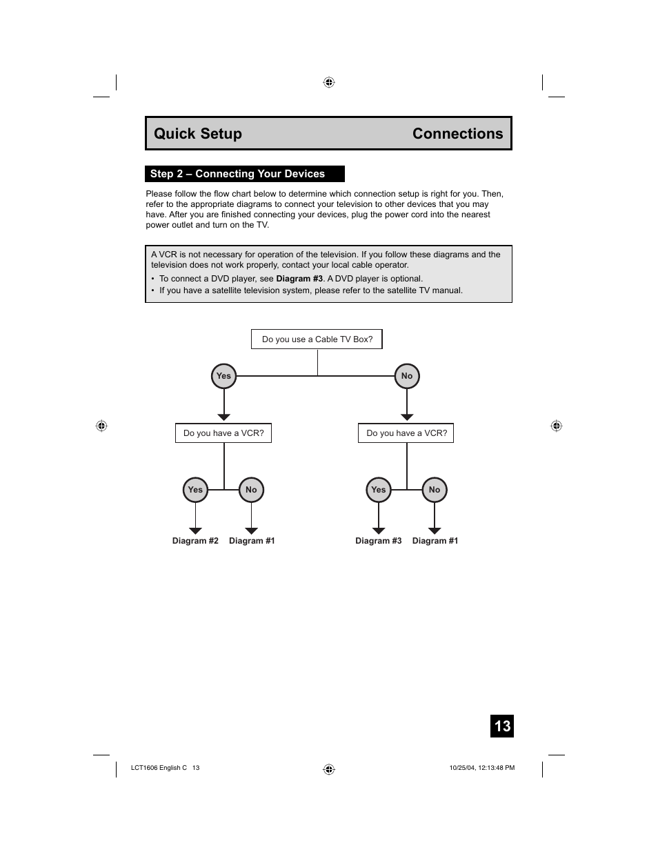 13 quick setup connections | JVC LCT1606-001B-A User Manual | Page 13 / 72