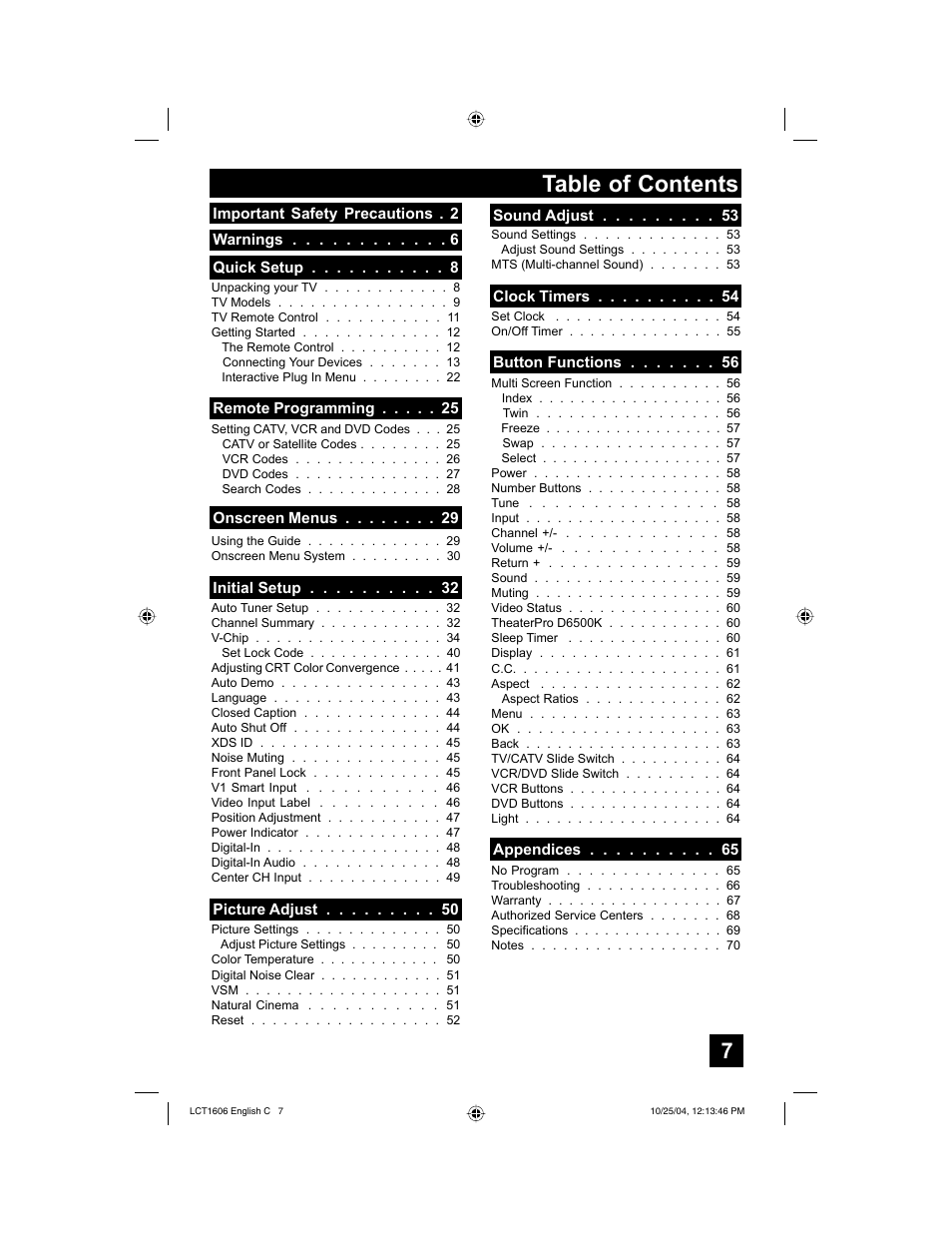 JVC LCT1606-001B-A User Manual | Page 7 / 72