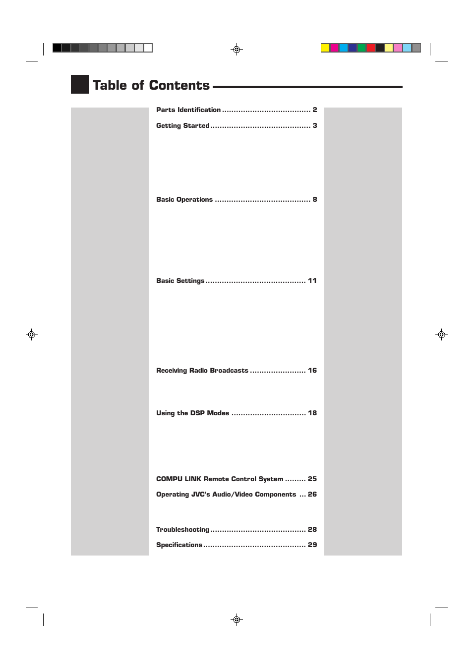 JVC RX-6010VBK User Manual | Page 4 / 36