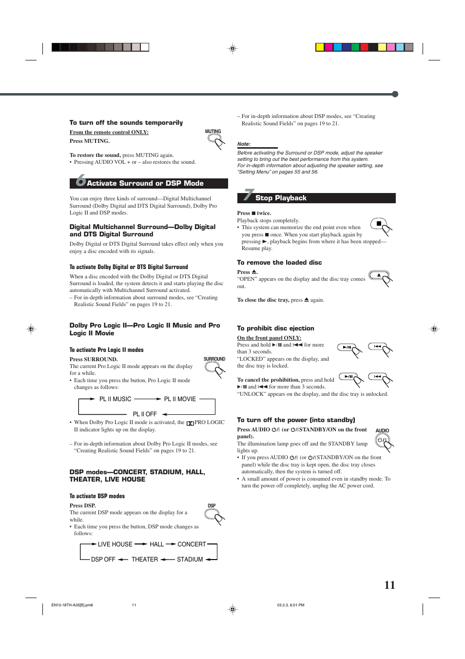 JVC SP-THA35 User Manual | Page 15 / 68