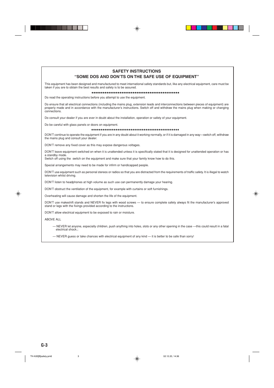 JVC SP-THA35 User Manual | Page 4 / 68