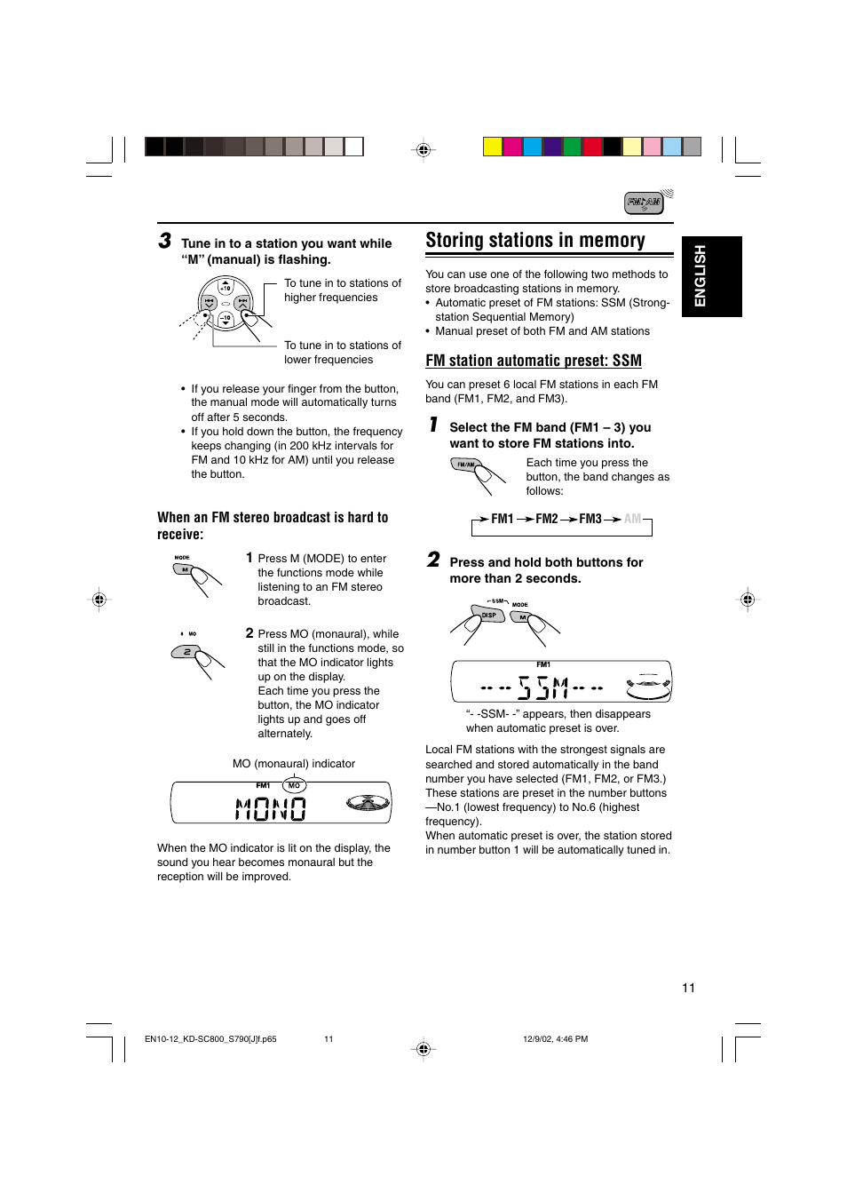 JVC KD-S790 User Manual | Page 11 / 30