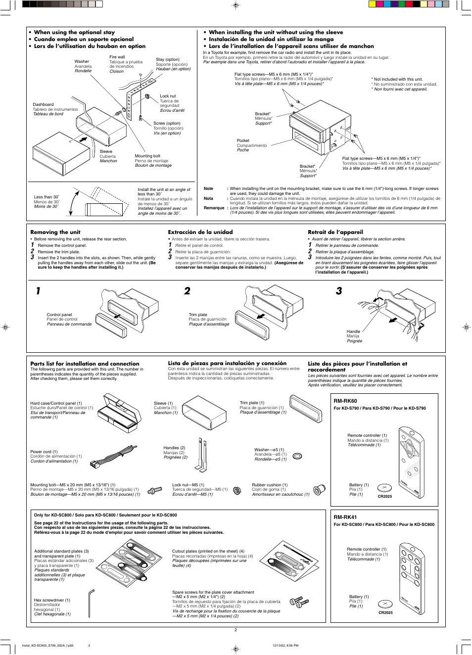 JVC KD-S790 User Manual | Page 28 / 30