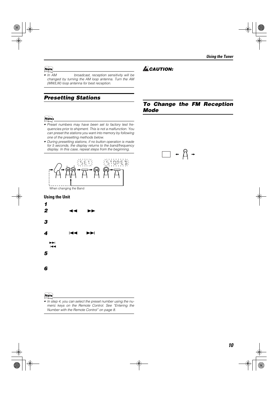 Presetting stations | JVC CA-MXK3R User Manual | Page 13 / 32