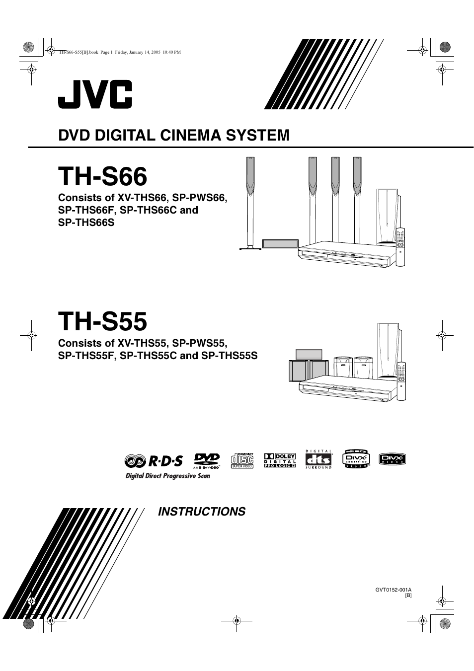 JVC TH-S66 User Manual | 49 pages