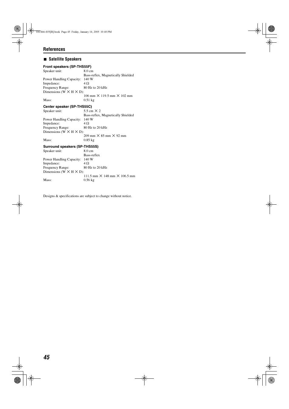 References | JVC TH-S66 User Manual | Page 48 / 49