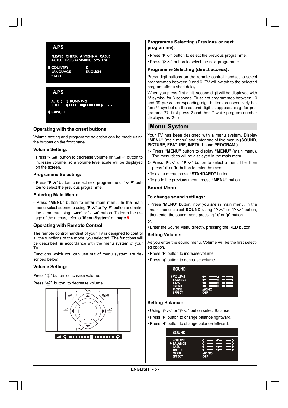 Menu system | JVC 0307-TKH-VT-VT User Manual | Page 6 / 14