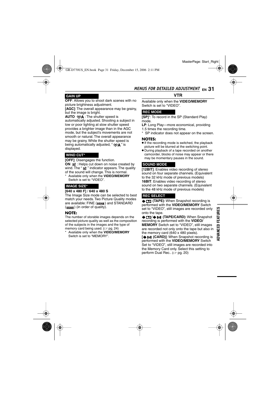 JVC GR-D770U User Manual | Page 31 / 48