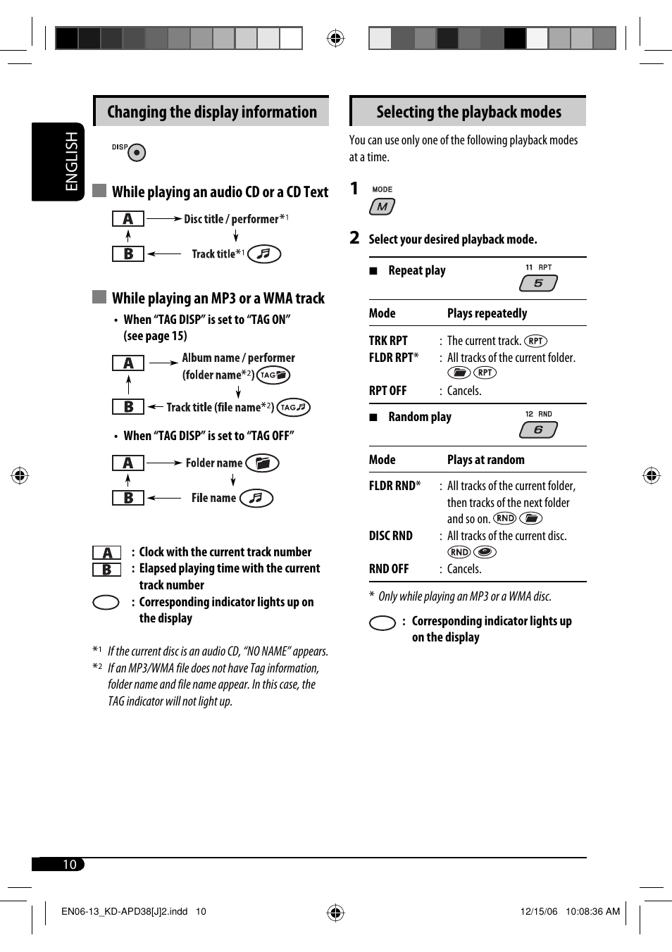 JVC KD-APD38 User Manual | Page 10 / 172