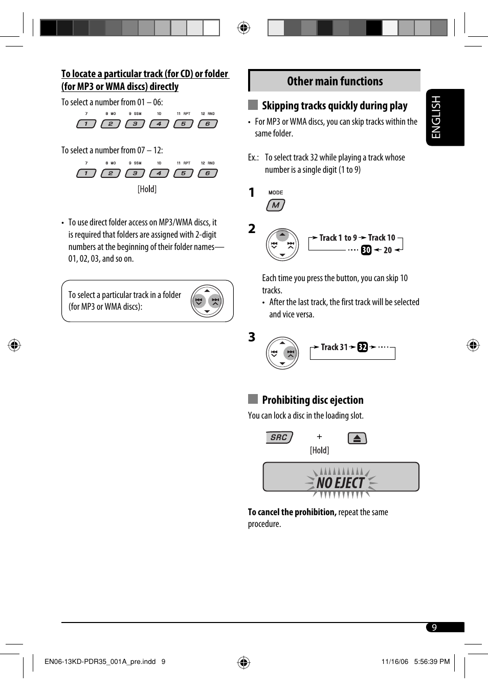 No eject | JVC KD-APD38 User Manual | Page 125 / 172