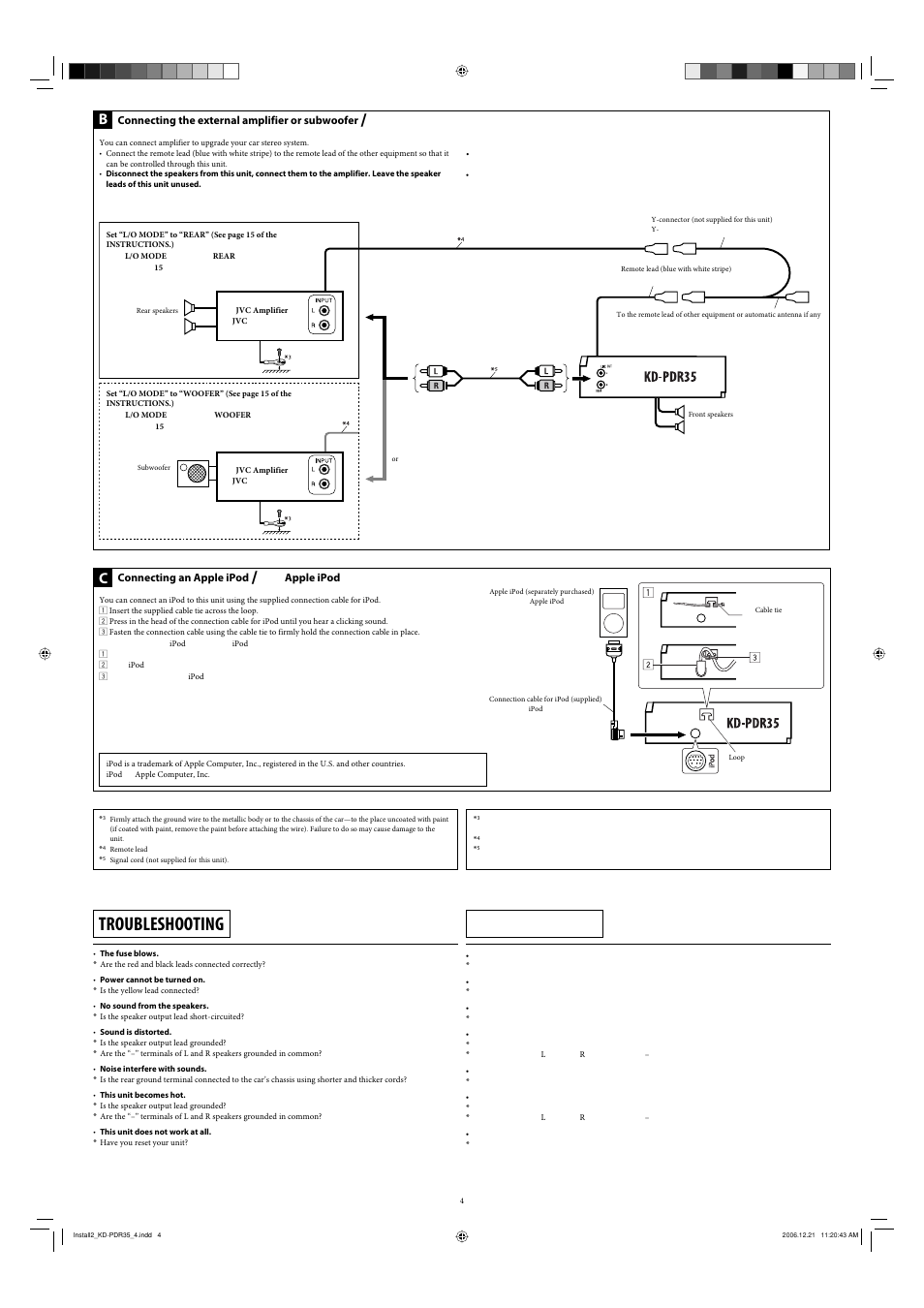 Troubleshooting | JVC KD-APD38 User Manual | Page 172 / 172