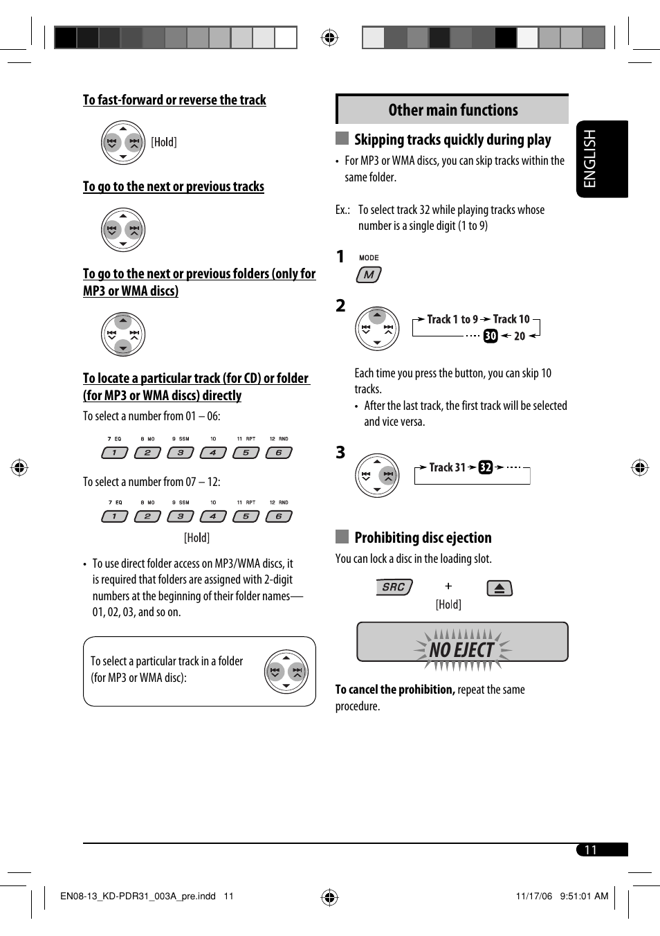 No eject | JVC KD-APD38 User Manual | Page 39 / 172