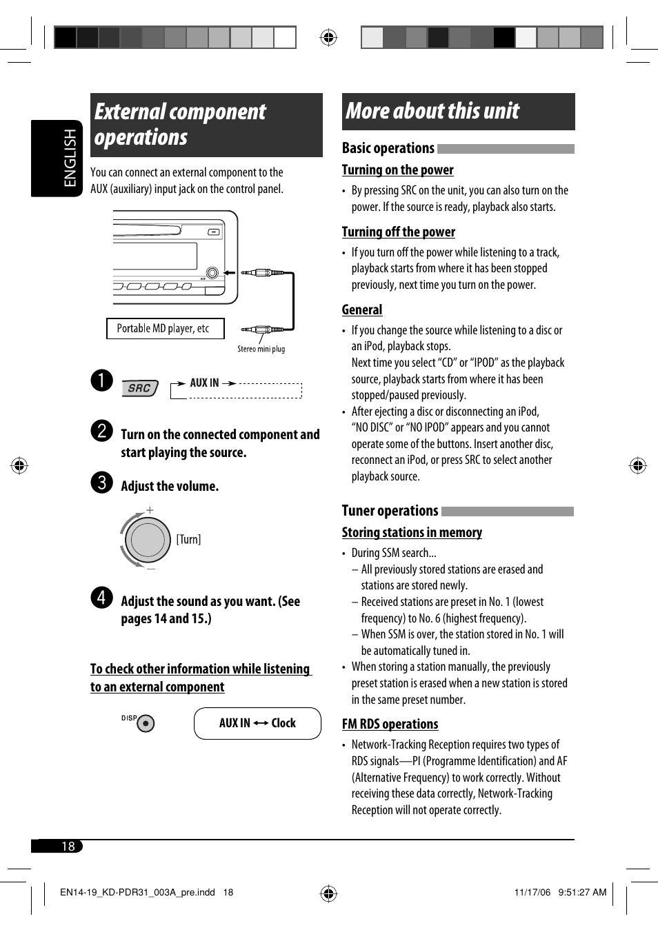 External component operations, More about this unit | JVC KD-APD38 User Manual | Page 46 / 172