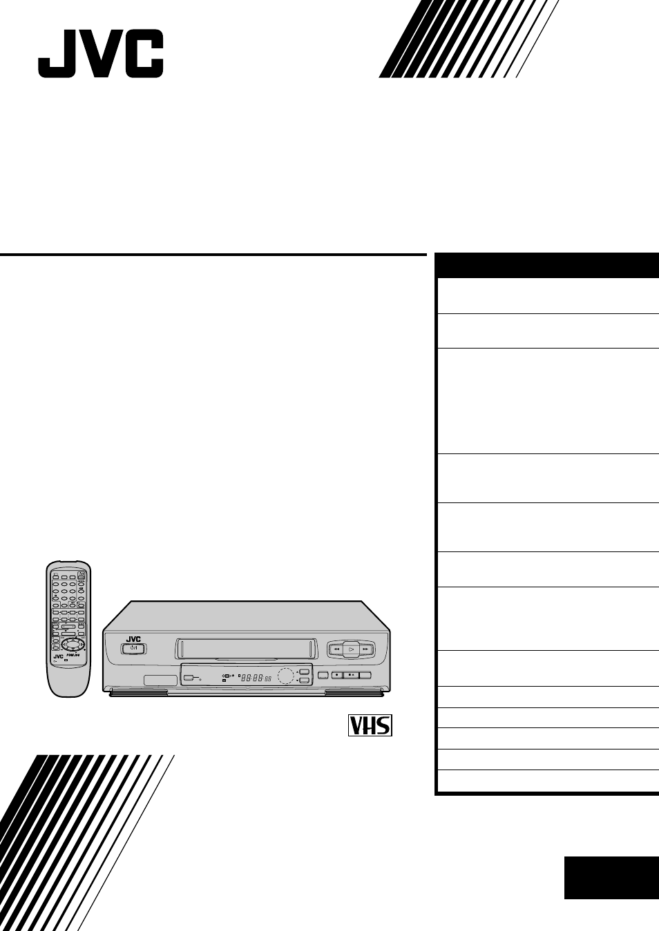 JVC HR-J241MS User Manual | 34 pages