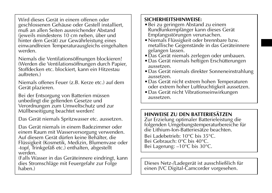 JVC AA-V40EG User Manual | Page 9 / 88
