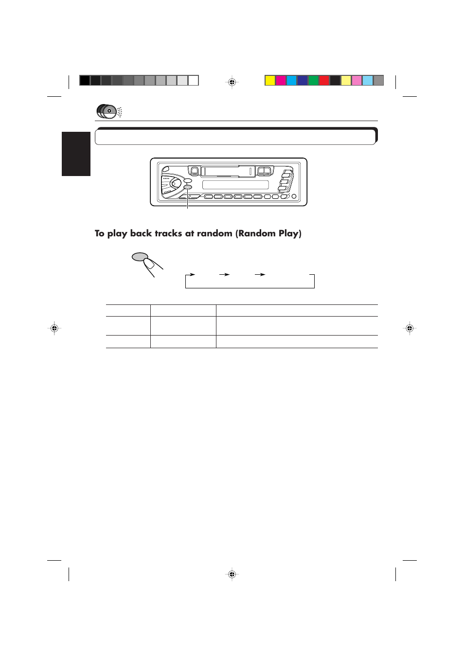 Selecting cd playback modes | JVC KS-F353R User Manual | Page 28 / 32