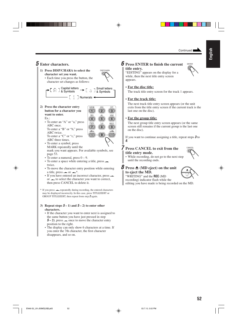 JVC 0803AIMMDWJEM User Manual | Page 55 / 68