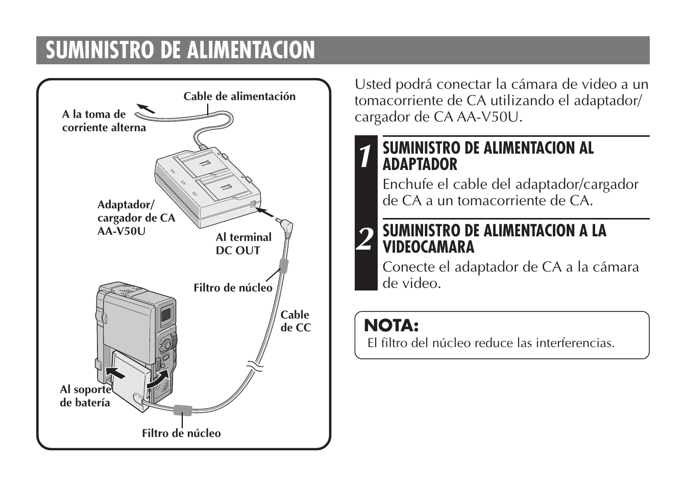 Suministro de alimentacion | JVC LYT0388-001A User Manual | Page 18 / 20