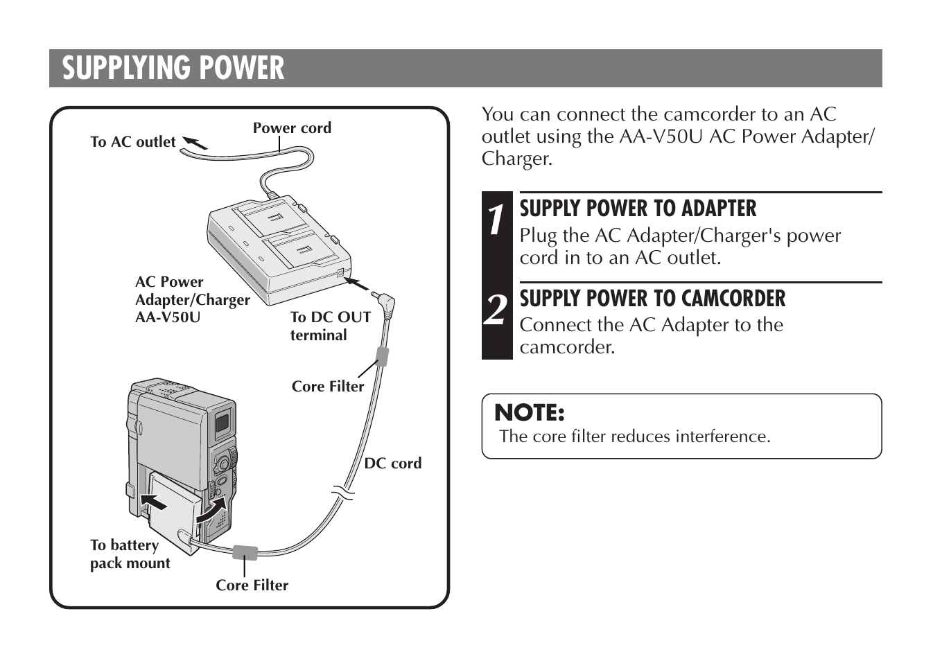 Supplying power | JVC LYT0388-001A User Manual | Page 6 / 20