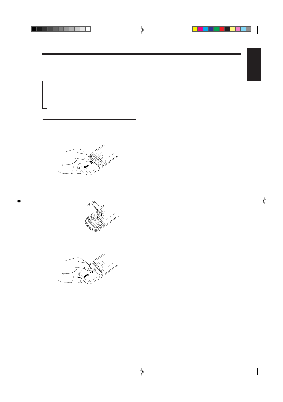Installing batteries | JVC LET0079-001A User Manual | Page 6 / 23