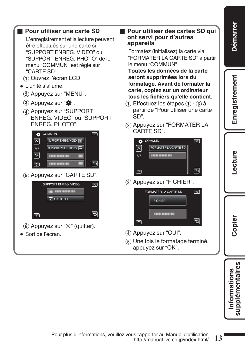 JVC EVERIO GZ-HM960U User Manual | Page 93 / 120