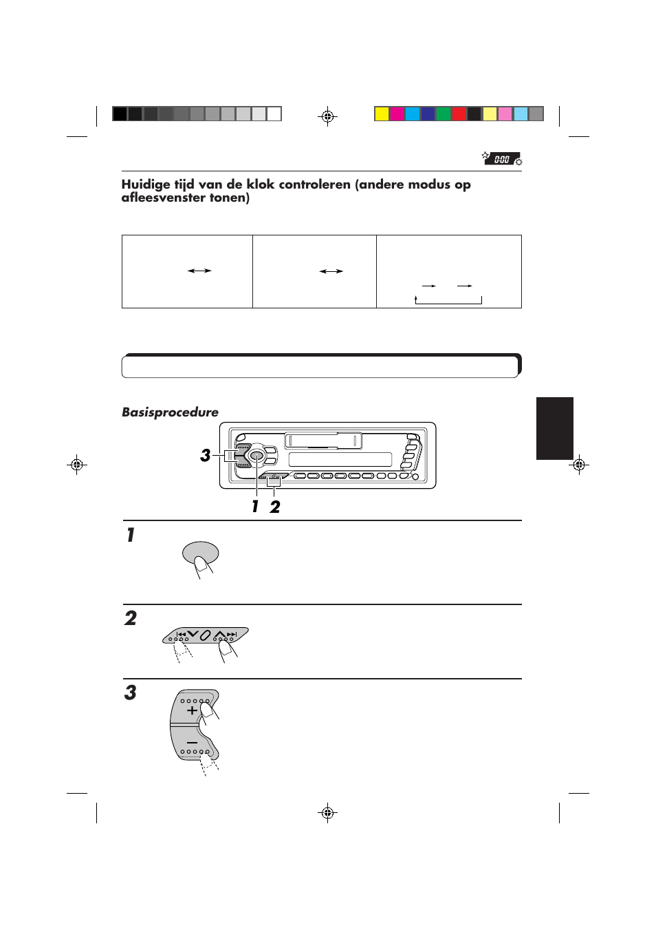De algemene instellingen wijzigen, Selecteer of wijzig de instelling van het item | JVC F540R User Manual | Page 113 / 122