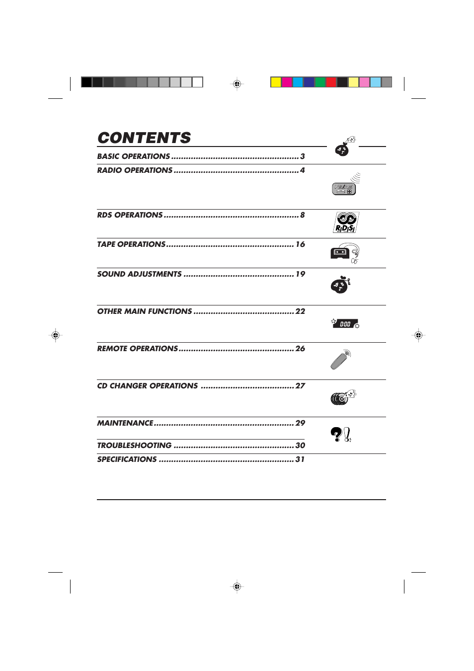JVC F540R User Manual | Page 2 / 122