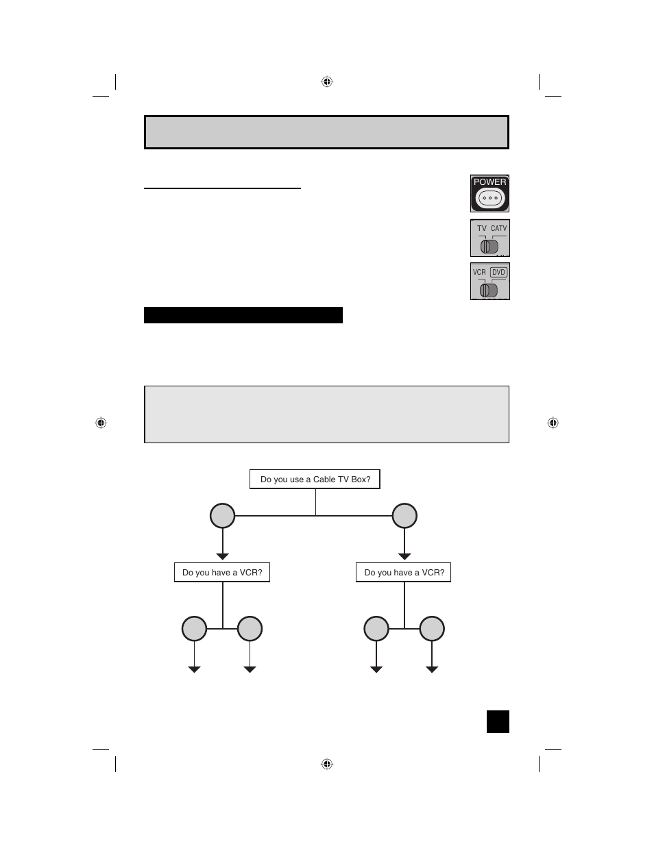 Connections, Quick setup connections, Basic operation | JVC AV 56WP94 User Manual | Page 13 / 88