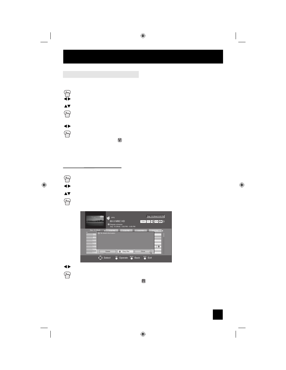 Button functions - digital, Easy view timer - edit, Easy view timer | JVC AV 56WP94 User Manual | Page 75 / 88