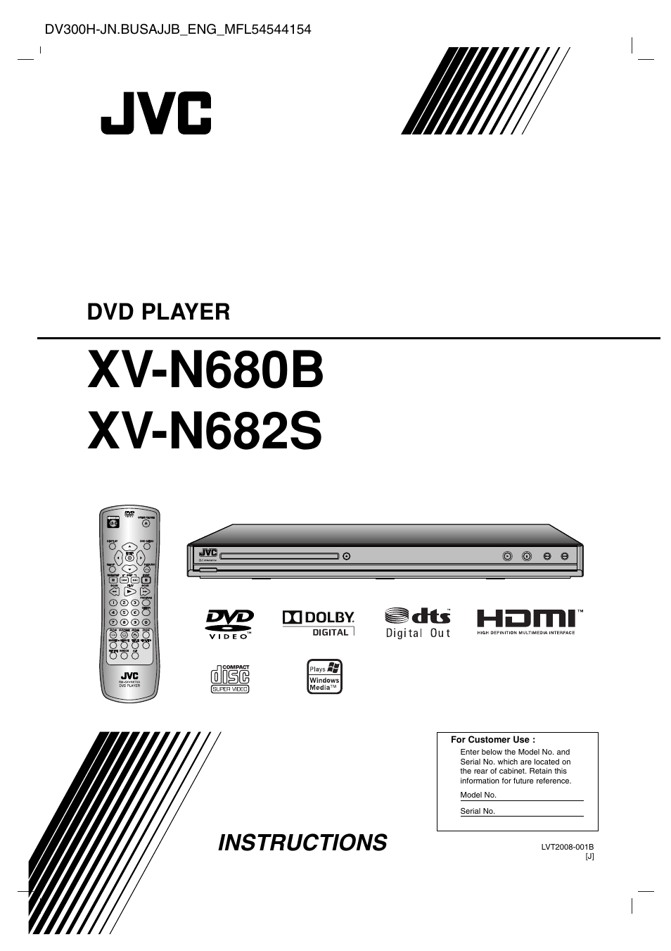 JVC LVT2008-001B User Manual | 28 pages