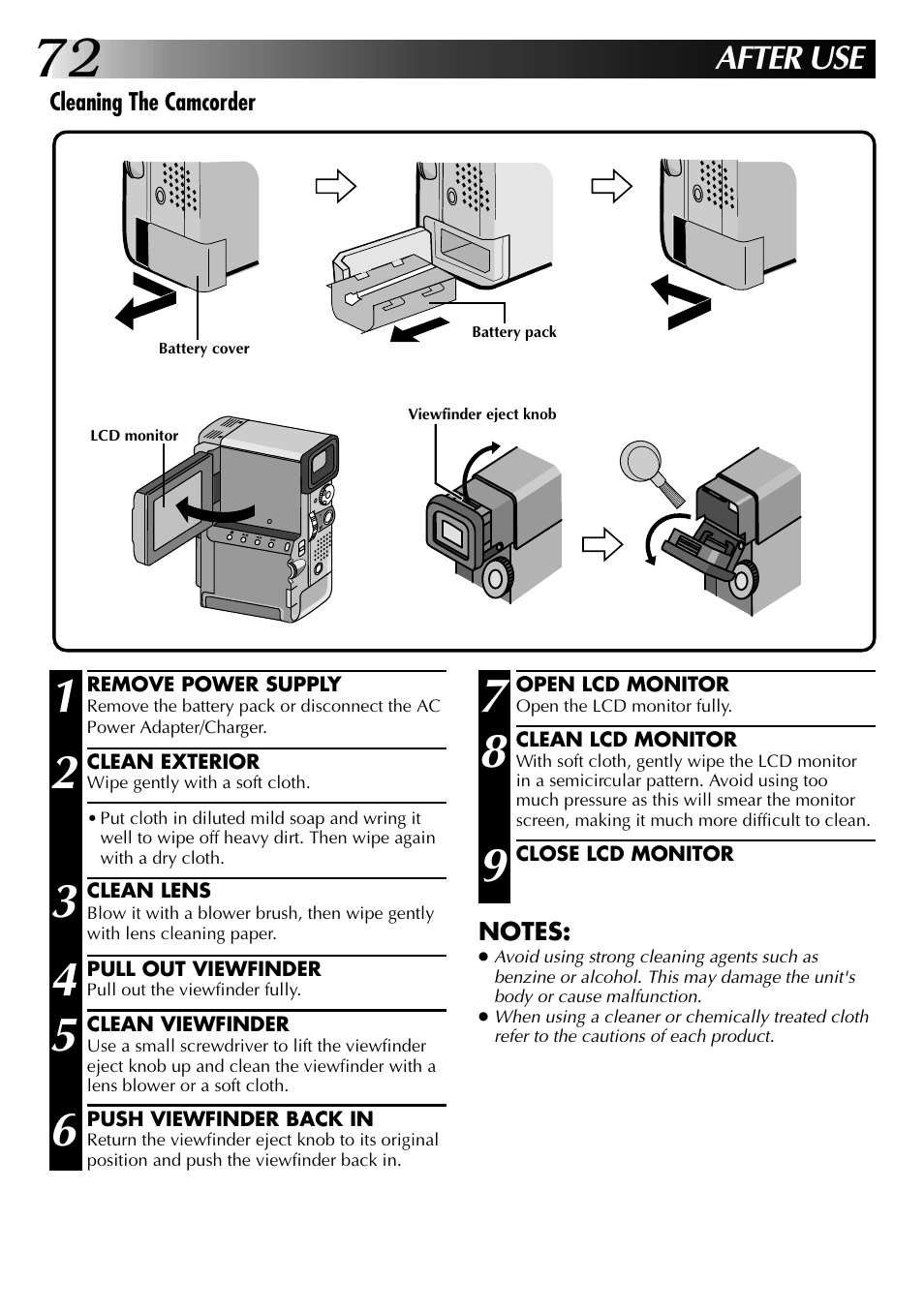 After use | JVC 0797TOV*UN*SN User Manual | Page 72 / 84