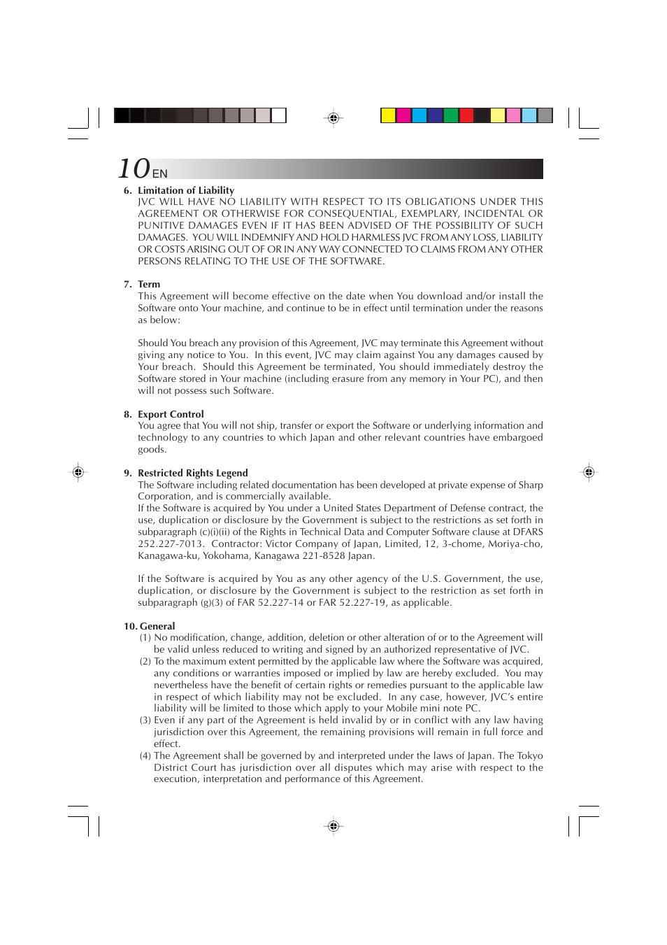 JVC MP-XP731GB User Manual | Page 10 / 132