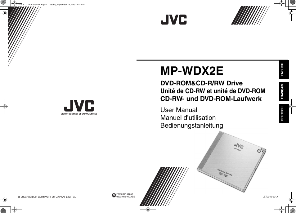 Mp-wdx2e | JVC MP-XP731GB User Manual | Page 107 / 132