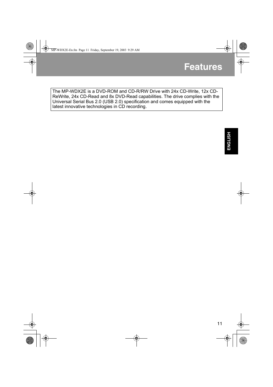 Features | JVC MP-XP731GB User Manual | Page 117 / 132