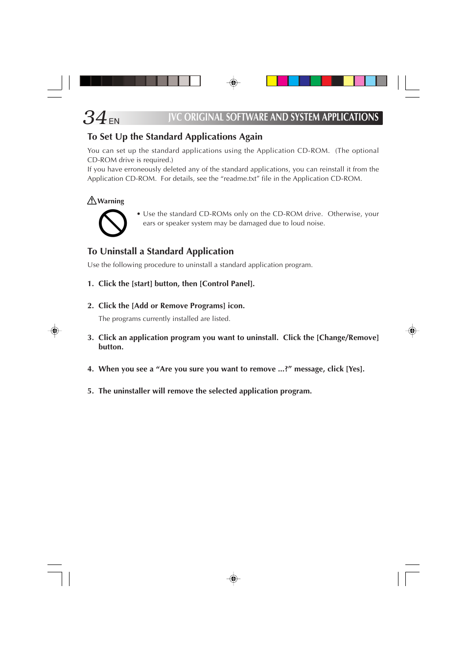 Jvc original software and system applications | JVC MP-XP731GB User Manual | Page 34 / 132