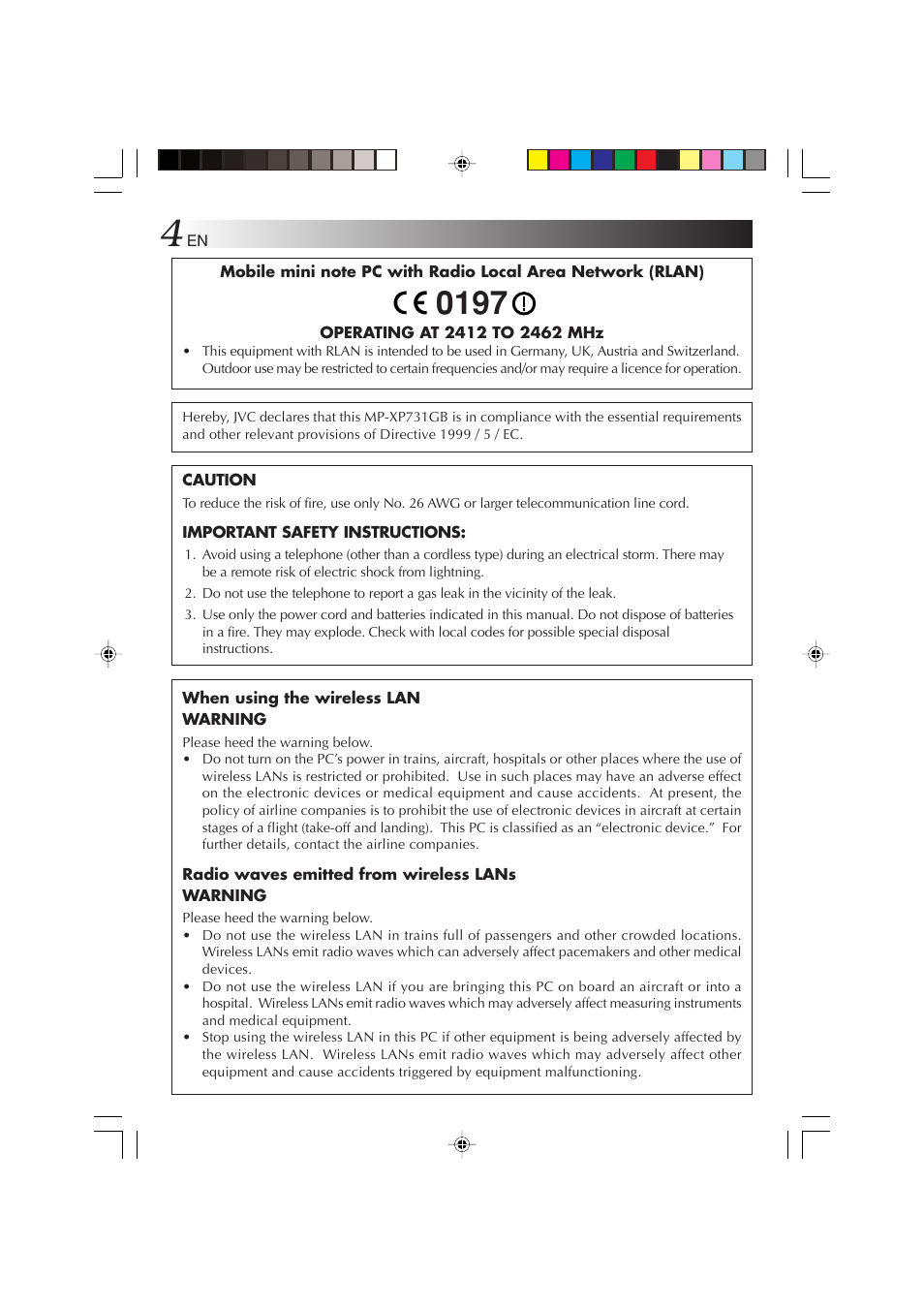 JVC MP-XP731GB User Manual | Page 4 / 132