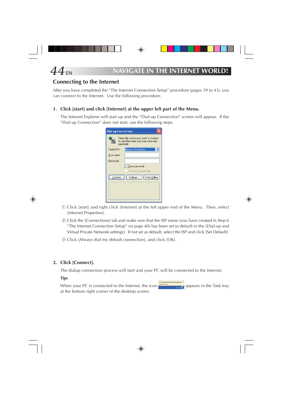 Navigate in the internet world | JVC MP-XP731GB User Manual | Page 44 / 132