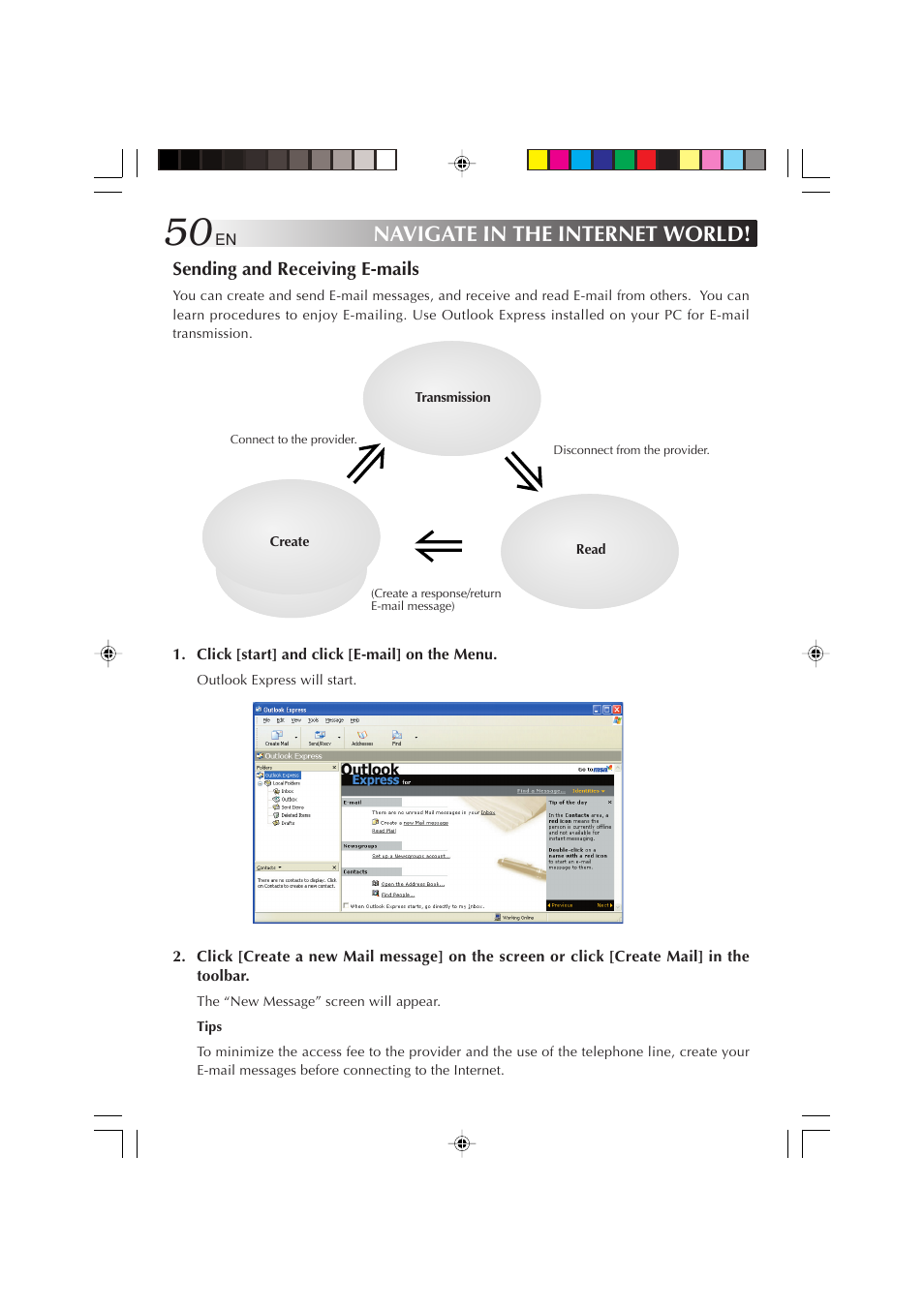 Navigate in the internet world | JVC MP-XP731GB User Manual | Page 50 / 132
