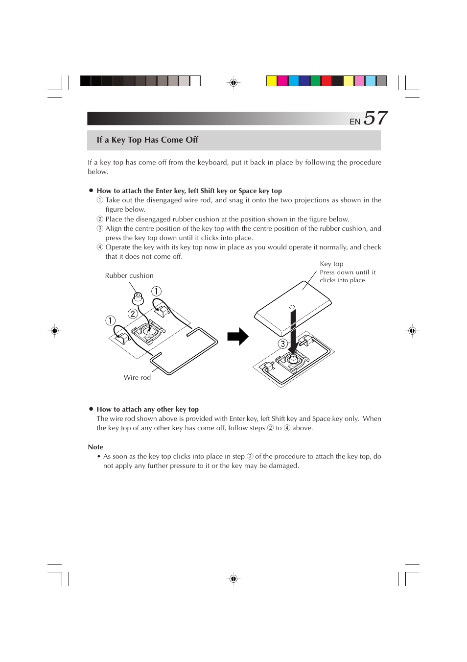 If a key top has come off | JVC MP-XP731GB User Manual | Page 57 / 132