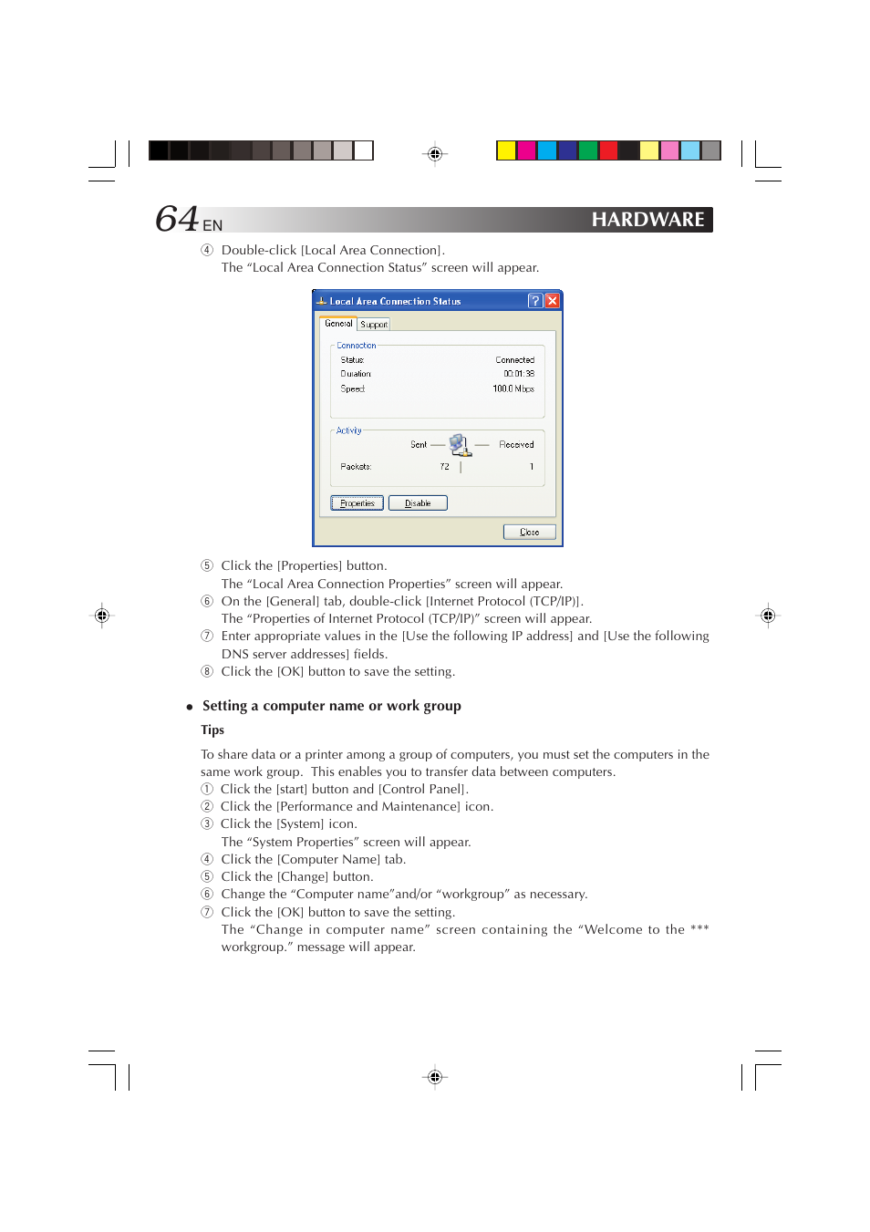 Hardware | JVC MP-XP731GB User Manual | Page 64 / 132