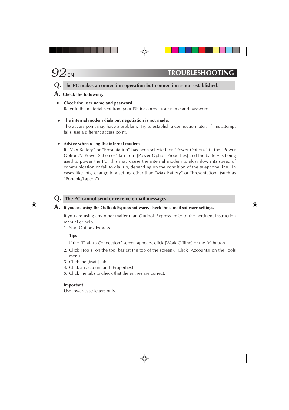 Troubleshooting | JVC MP-XP731GB User Manual | Page 92 / 132