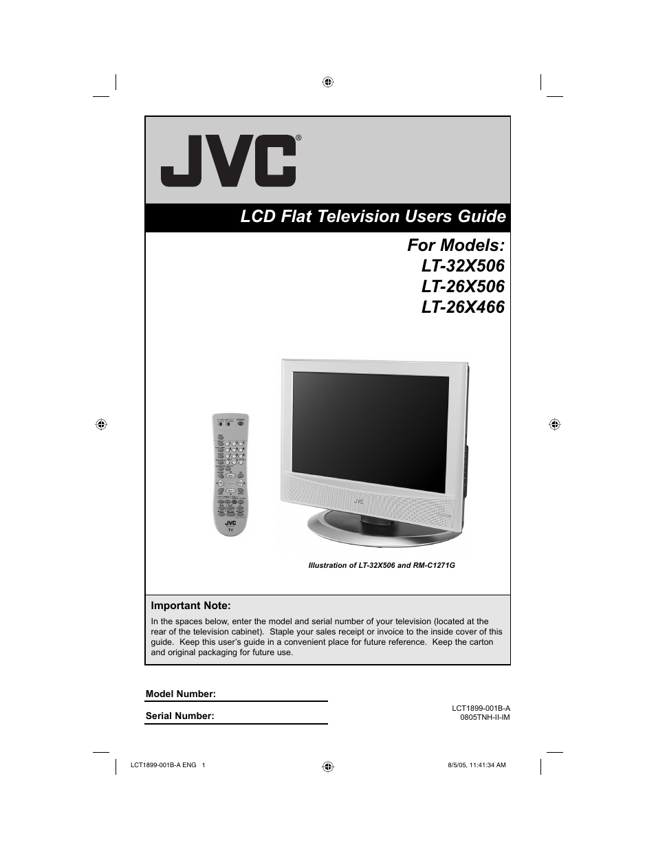 JVC 0805TNH-II-IM User Manual | 56 pages