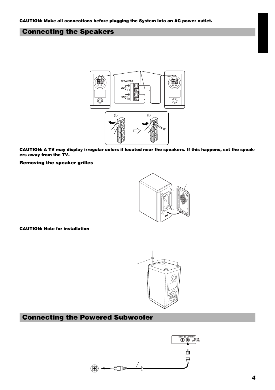 4engli s h | JVC FS-8000 User Manual | Page 7 / 22