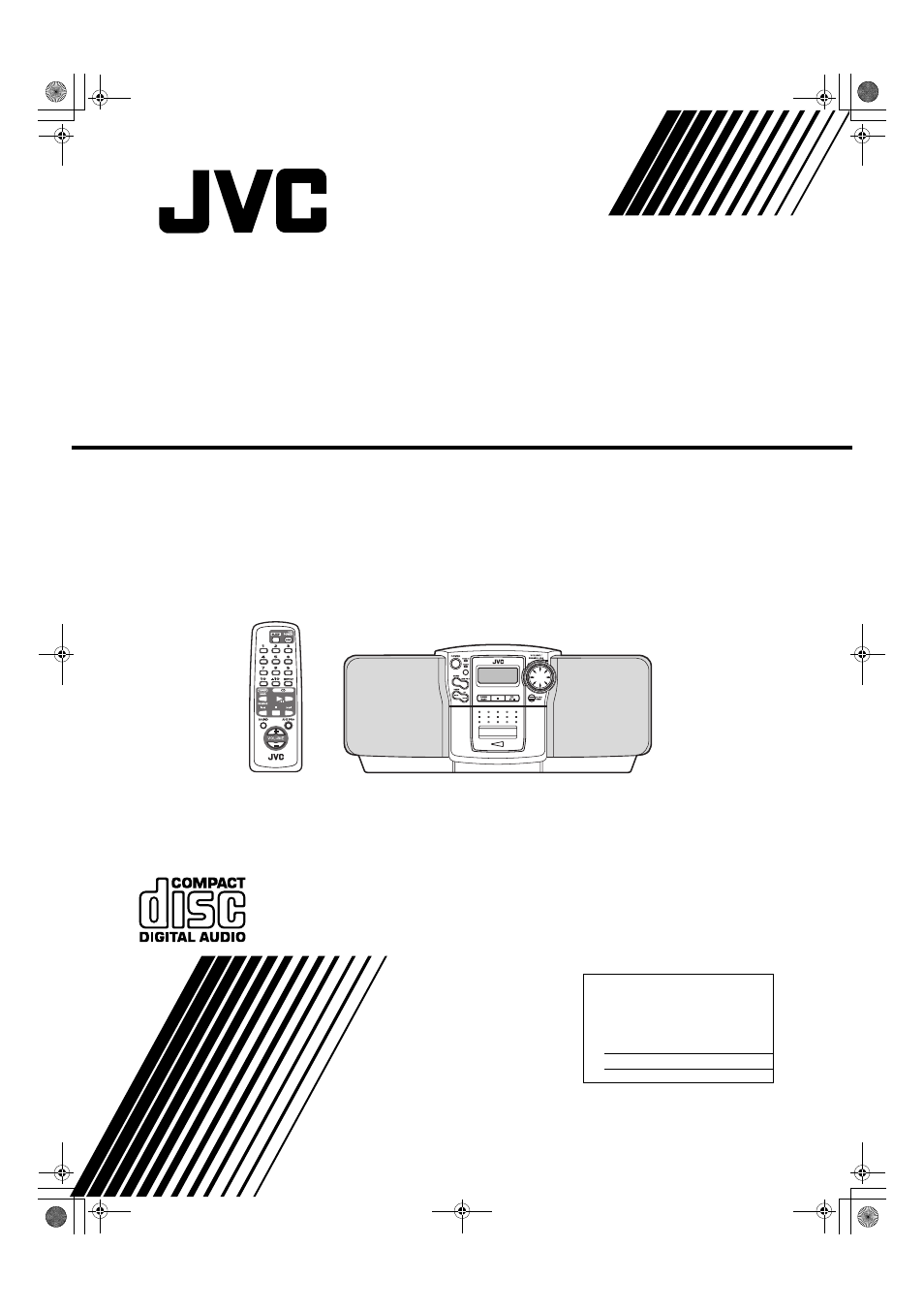 JVC RC-BZ6BU User Manual | 39 pages