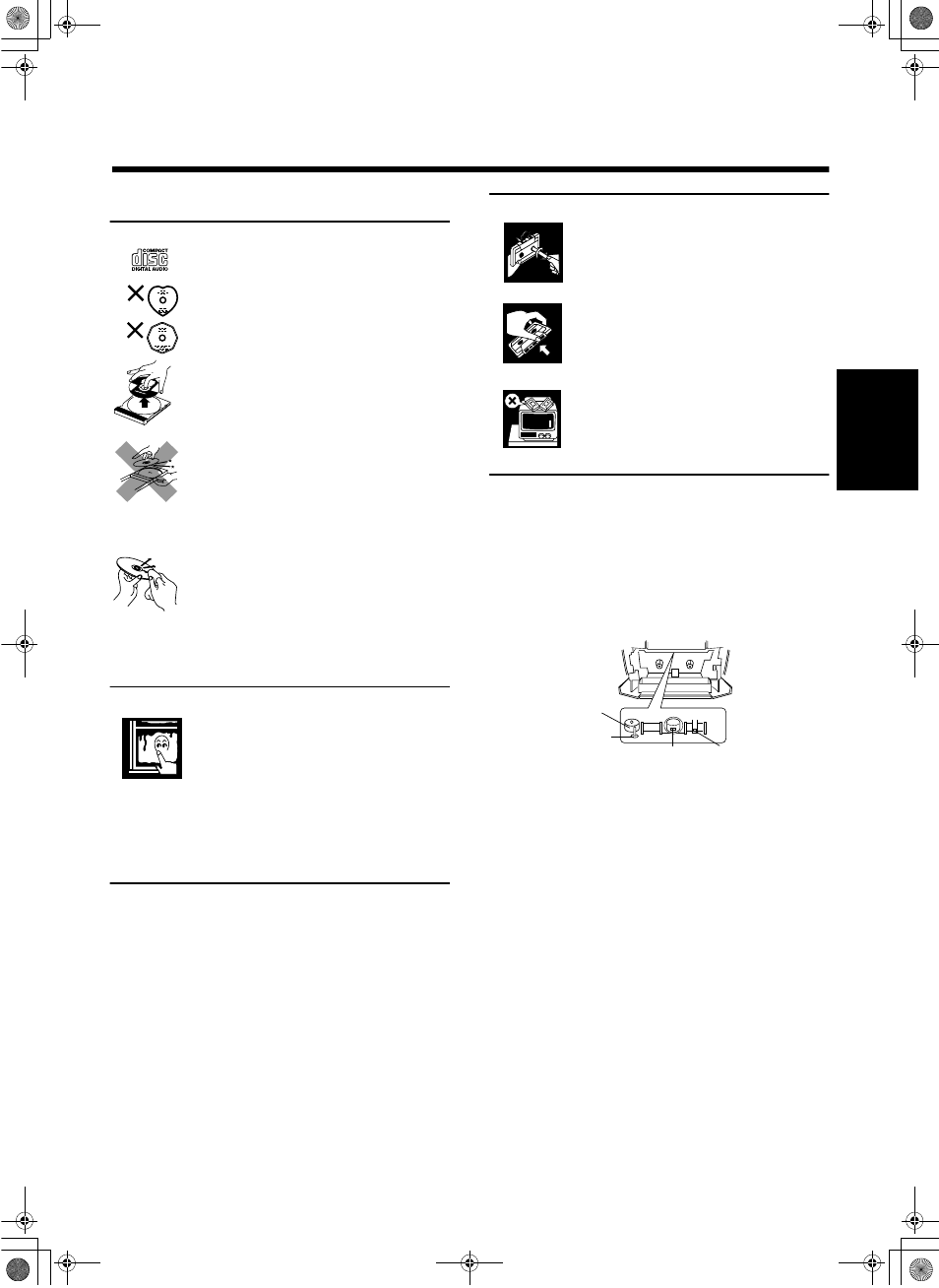 Entretien - divers | JVC RC-BZ6BU User Manual | Page 37 / 39