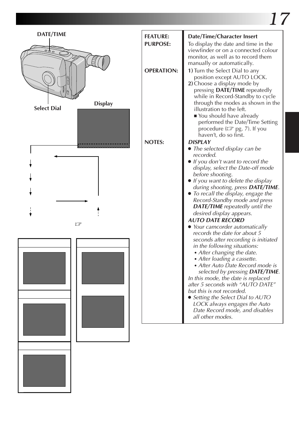JVC Compact VHS User Manual | Page 16 / 44