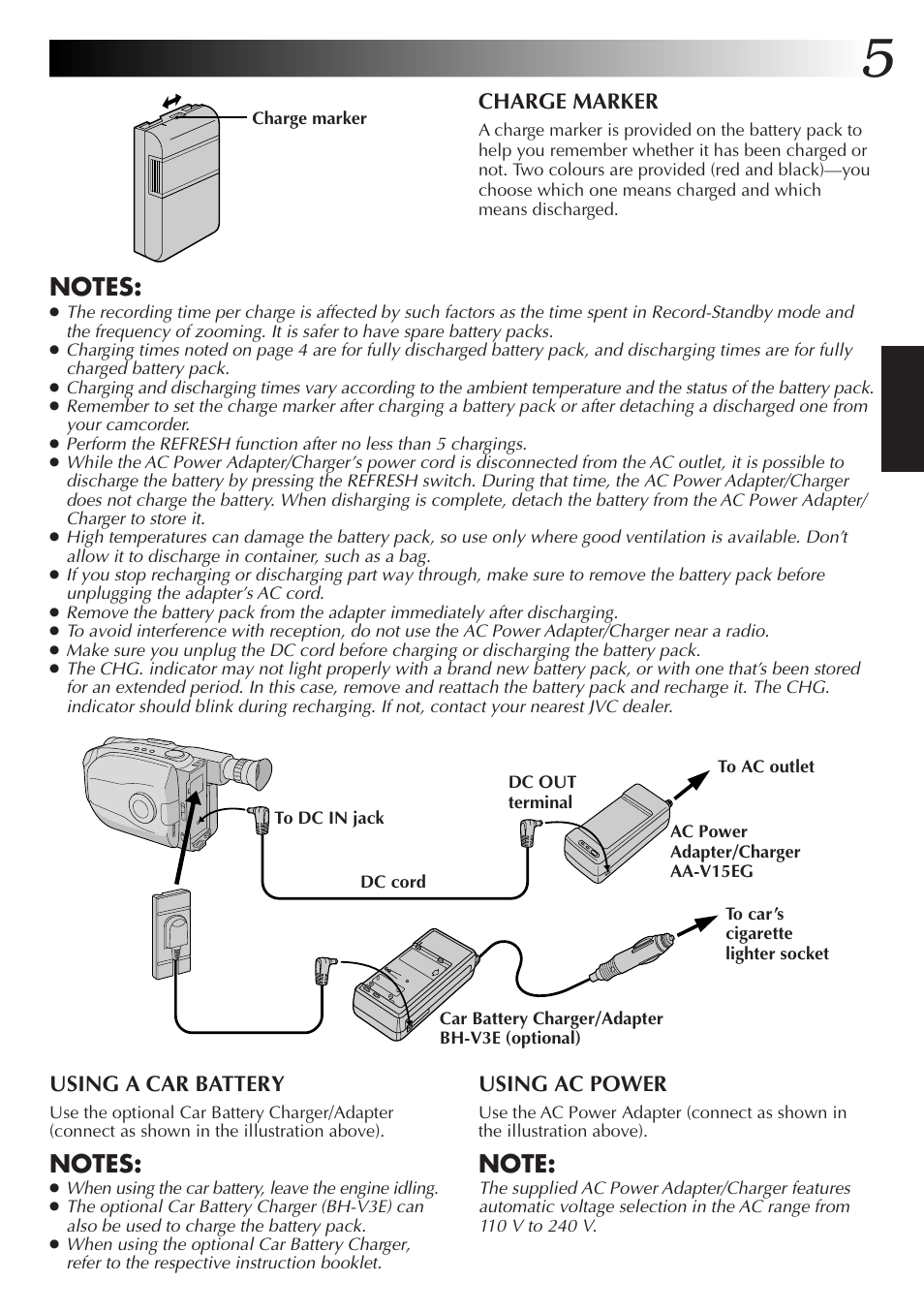 JVC Compact VHS User Manual | Page 4 / 44